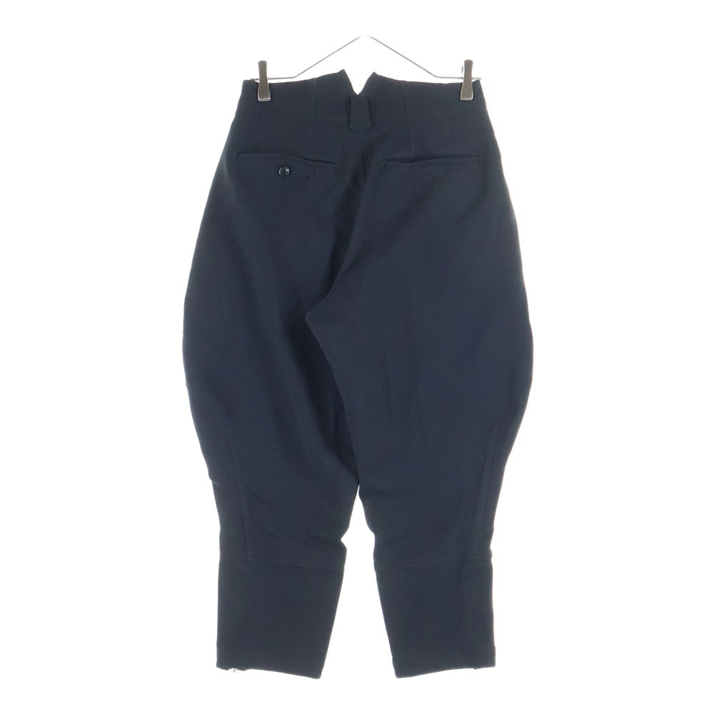 COMME des GARCONS COMME des GARCONS(コムデギャルソンコムデギャルソン) 23AW AD2023 ジップスリット テーパードスラックス バルーンパンツ レディース ブラック RL-P005