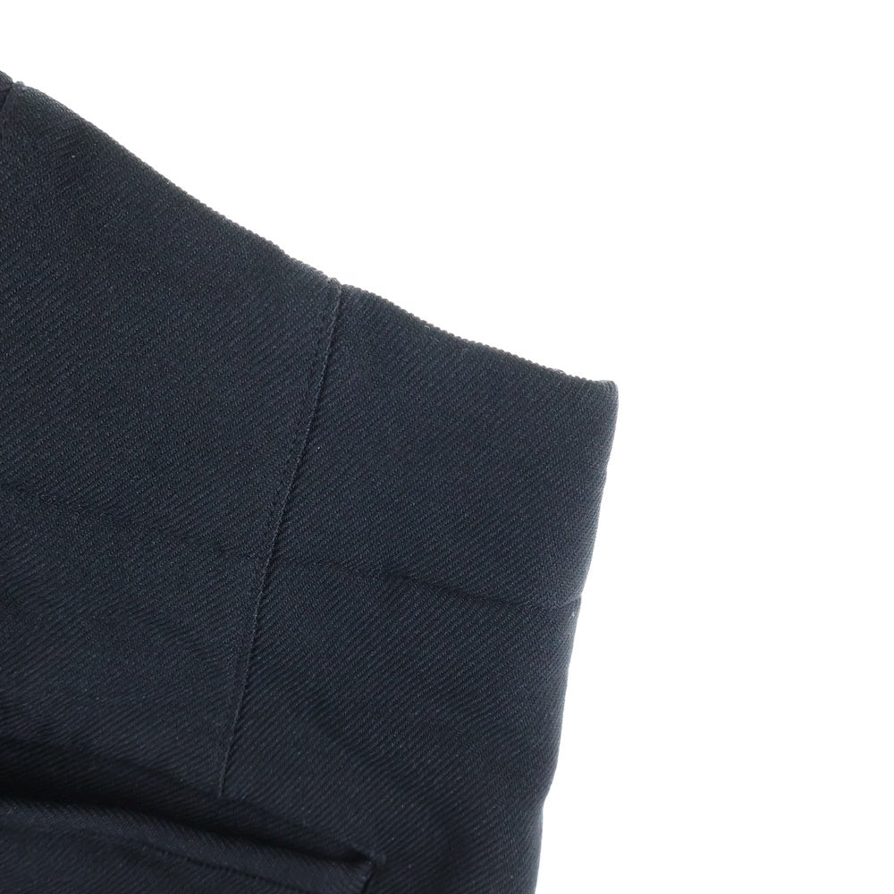 COMME des GARCONS COMME des GARCONS(コムデギャルソンコムデギャルソン) 23AW AD2023 ジップスリット テーパードスラックス バルーンパンツ レディース ブラック RL-P005