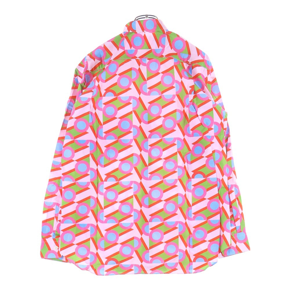 COMME des GARCONS SHIRT(コムデギャルソンシャツ) 20SS ×Karl Benjamin カールベンジャミン 幾何学総柄長袖シャツ マルチカラー S28033