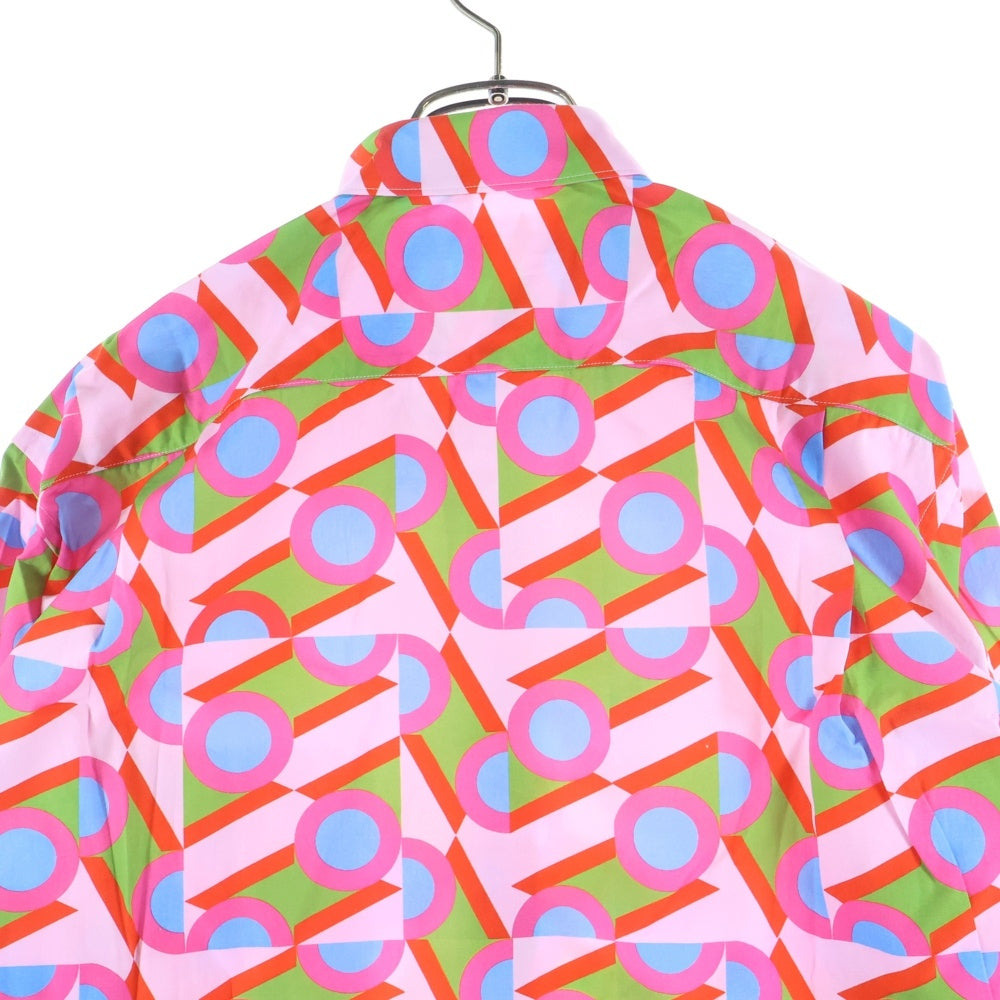 COMME des GARCONS SHIRT(コムデギャルソンシャツ) 20SS ×Karl Benjamin カールベンジャミン 幾何学総柄長袖シャツ マルチカラー S28033