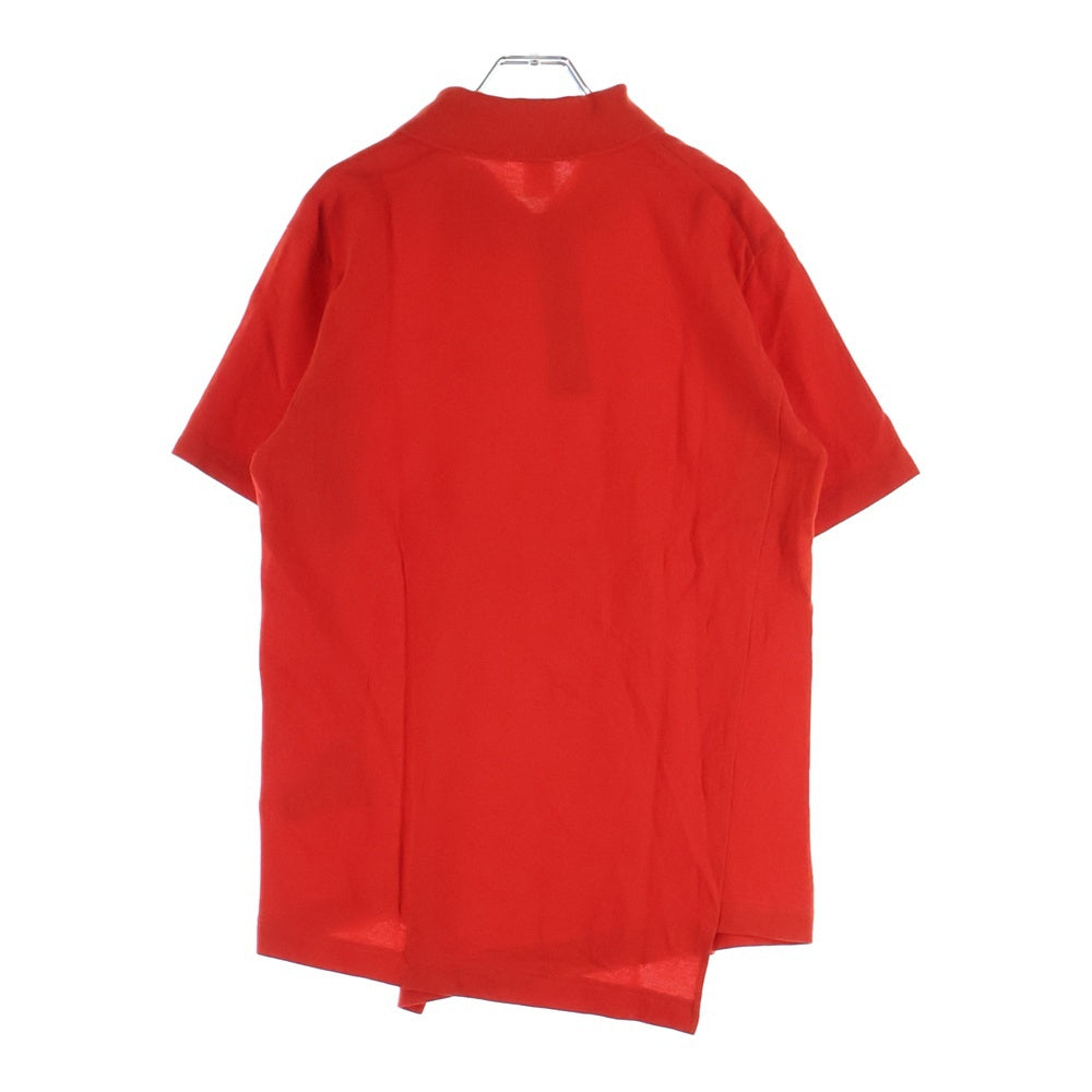 COMME des GARCONS SHIRT(コムデギャルソンシャツ) ×LACOSTE ラコステ フロント刺繍 ショートスリーブ ポロシャツ レッド FL-T003