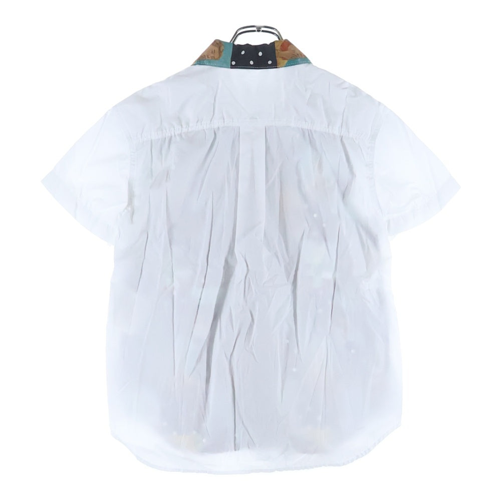 TAO COMME des GARCONS(タオコムデギャルソン) 25SS AD2024 ポルカドット アートデザイン コットン半袖シャツ マルチカラー TO-B018