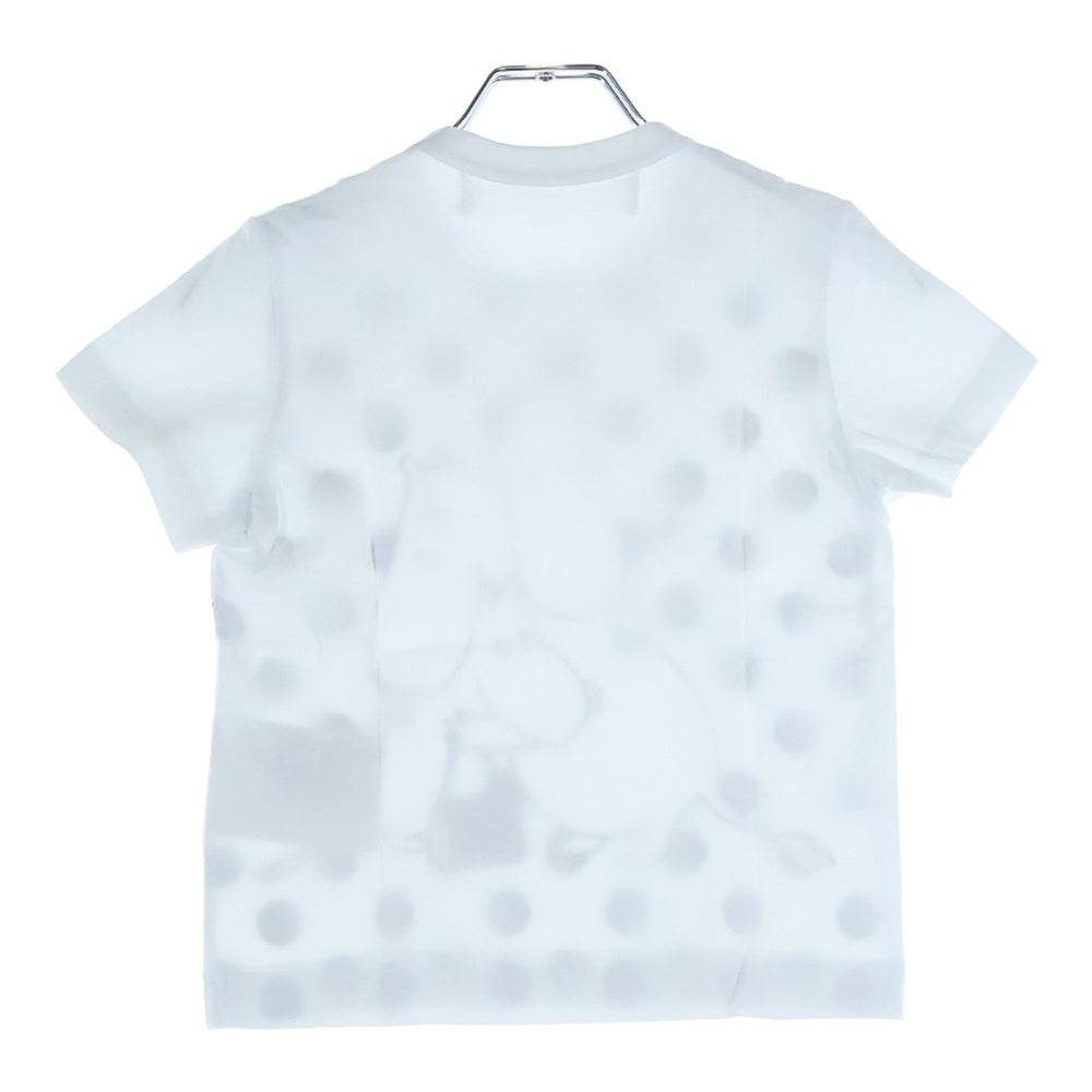 TAO COMME des GARCONS(タオコムデギャルソン) 25SS AD2024 ×TOVE JANSSON トーベヤンソン ドット柄 クルーネック半袖Tシャツ カットソー キッズ ホワイト/ブルー TO-T012