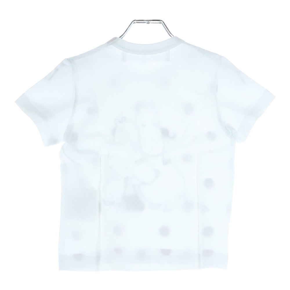 TAO COMME des GARCONS(タオコムデギャルソン) 25SS AD2024 ×TOVE JANSSON トーベヤンソン ドット柄 クルーネック半袖Tシャツ カットソー キッズ ホワイト/レッド TO-T012