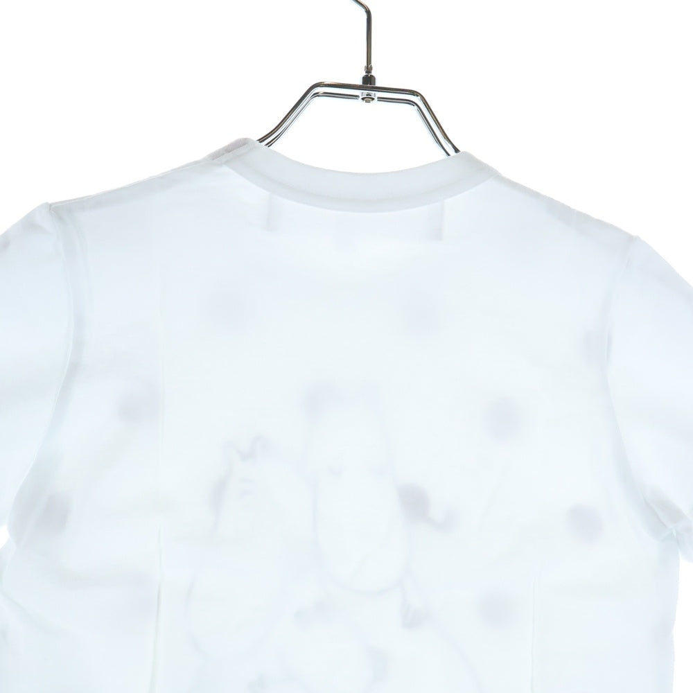 TAO COMME des GARCONS(タオコムデギャルソン) 25SS AD2024 ×TOVE JANSSON トーベヤンソン ドット柄 クルーネック半袖Tシャツ カットソー キッズ ホワイト/レッド TO-T012