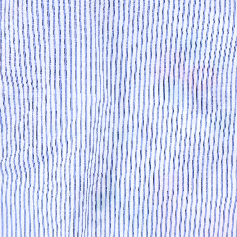 COMME des GARCONS JUNYA WATANABE MAN(コムデギャルソンジュンヤワタナベマン) 22SS AD2021 ページリー 切替 ストライプ 長袖 シャツ ブルー WI-B003