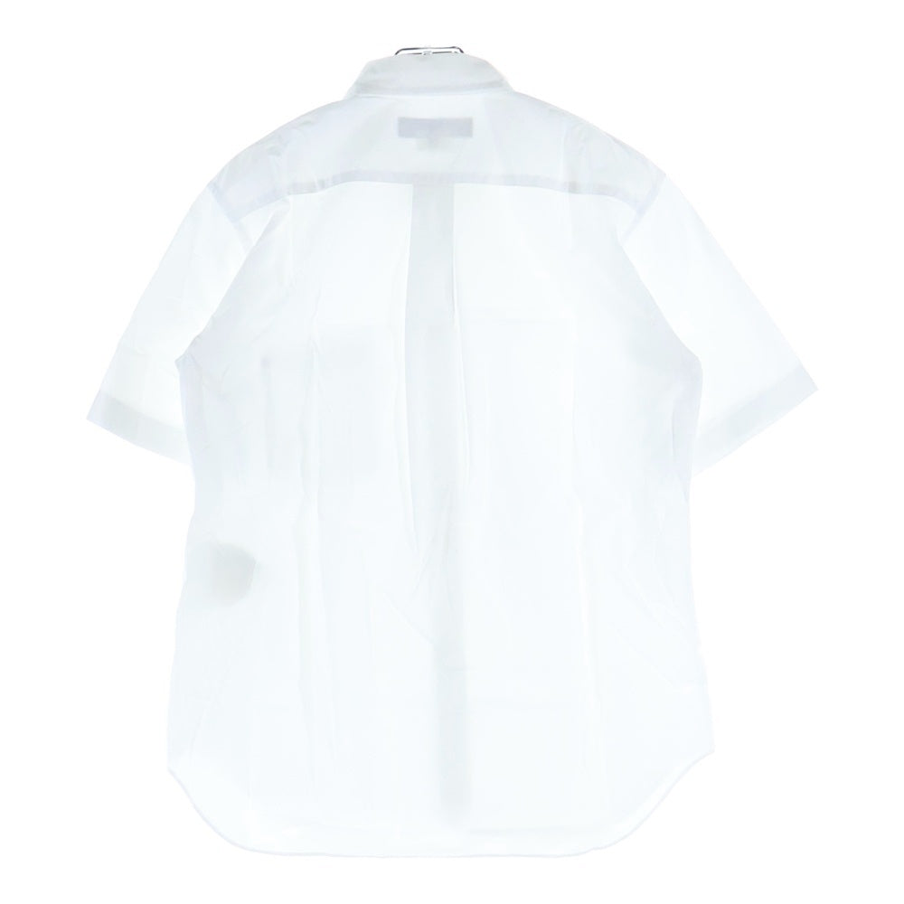 COMME des GARCONS HOMME DEUX(コムデギャルソン オムドゥ) AD2019 スタンダードカラー ポケット 半袖 シャツ ホワイト DZ‐B517