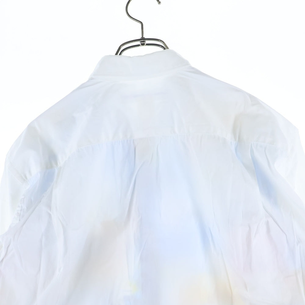 COMME des GARCONS SHIRT(コムデギャルソンシャツ) 20AW × FUTURA フューチュラ 総柄 グラフィック 長袖 シャツ ブルー W28006