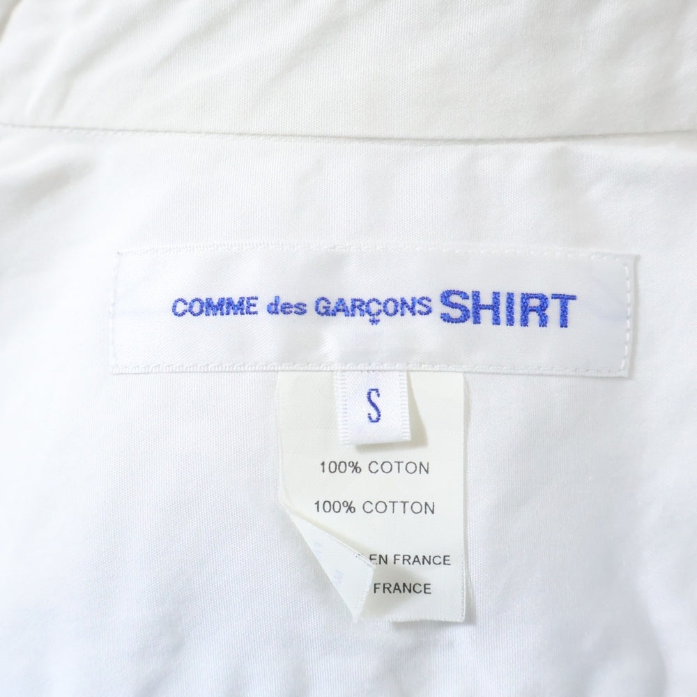 COMME des GARCONS SHIRT(コムデギャルソンシャツ) 20AW × FUTURA フューチュラ 総柄 グラフィック 長袖 シャツ ブルー W28006