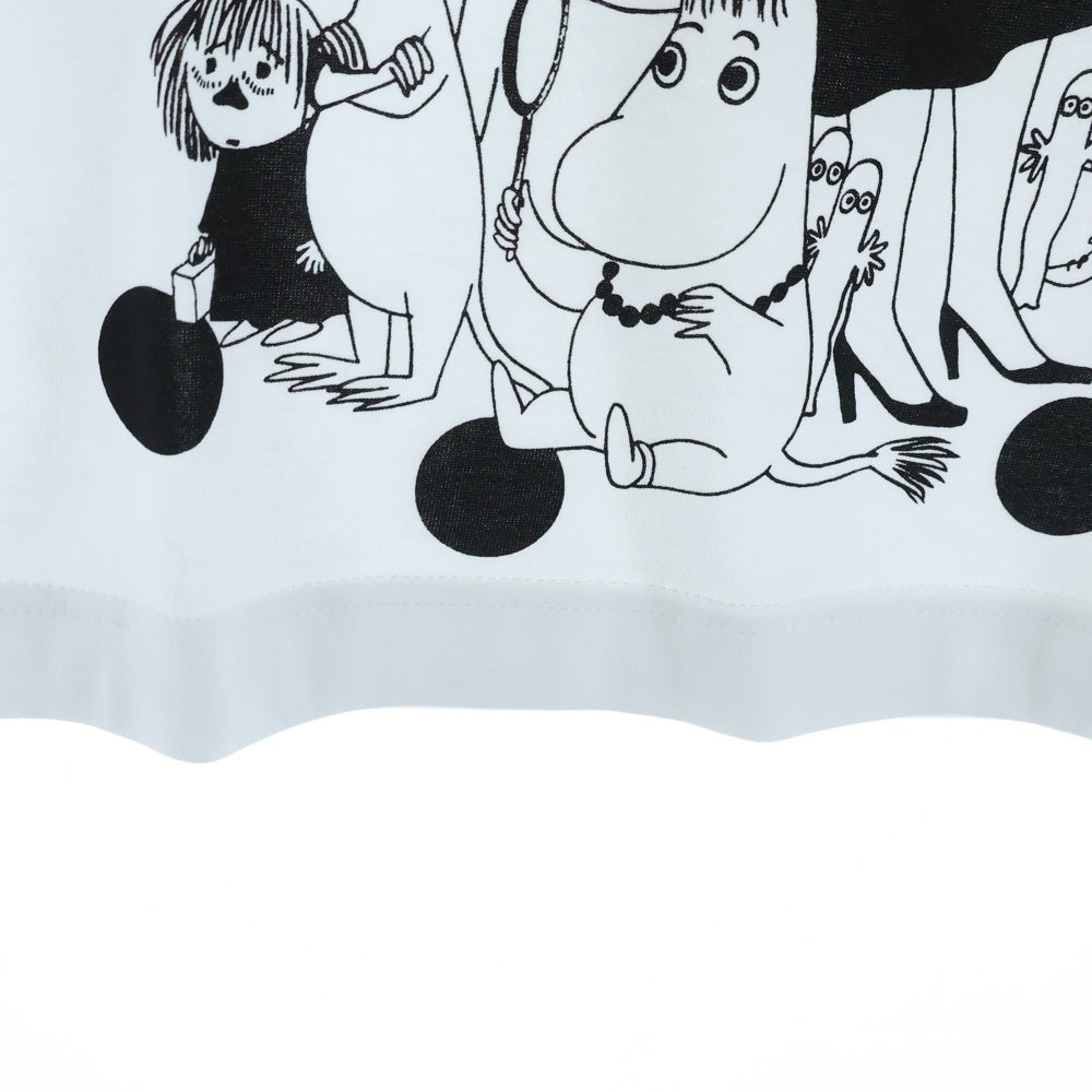 TAO COMME des GARCONS(タオコムデギャルソン) 25SS AD2024 ×MOOMIN ムーミン フロントプリント クルーネック半袖Tシャツ カットソー キッズ ホワイト TO-T011