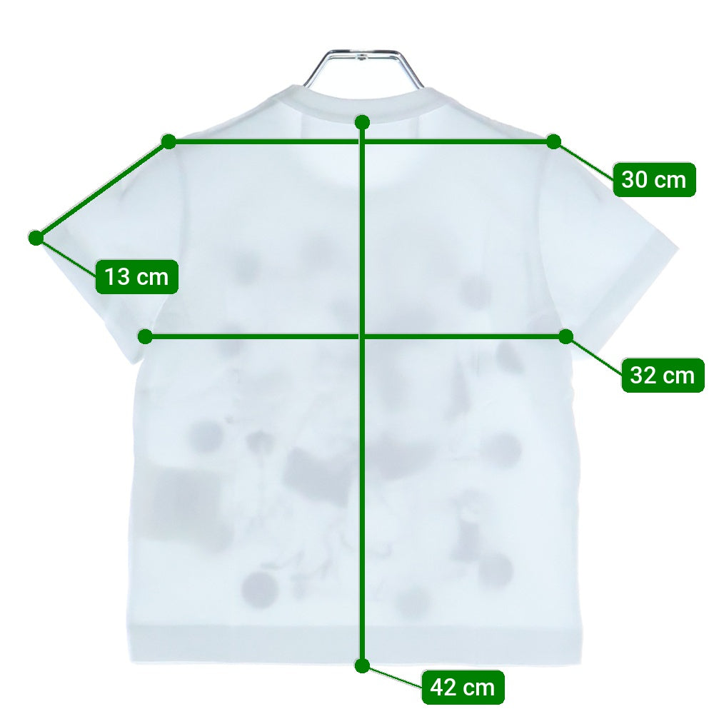 TAO COMME des GARCONS(タオコムデギャルソン) 25SS AD2024 ×MOOMIN ムーミン フロントプリント クルーネック半袖Tシャツ カットソー キッズ ホワイト TO-T011