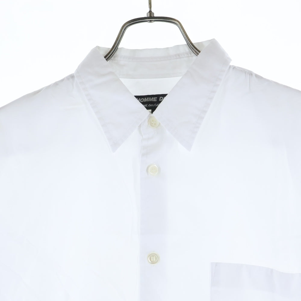 COMME des GARCONS HOMME DEUX(コムデギャルソン オムドゥ) AD2019 半袖ボタンシャツ ホワイト DZ-B517