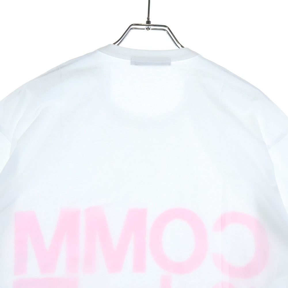 COMME des GARCONS(コムデギャルソン) 24AW AD2024 フロントロゴ クルーネック半袖Tシャツ カットソー ホワイト ON-T112