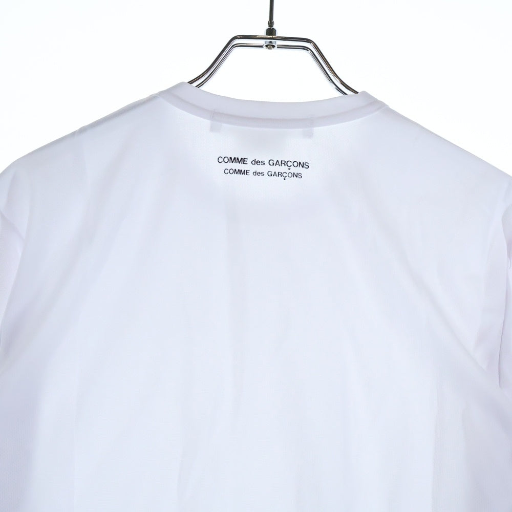 COMME des GARCONS COMME des GARCONS(コムデギャルソンコムデギャルソン) 25SS AD2025 バックロゴ クルーネック半袖Tシャツ カットソー ホワイト RO-T024