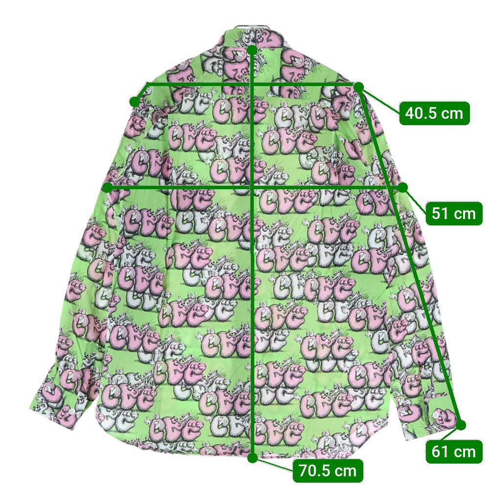 COMME des GARCONS SHIRT(コムデギャルソンシャツ) ×COWS カウズ 総柄