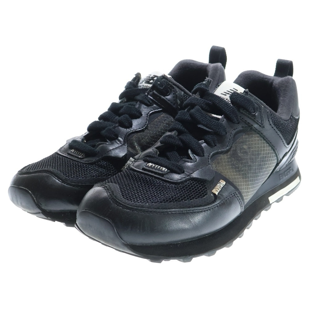 New Balance(ニューバランス) × COMME des GARCONS HOMME ML574IHM コムデギャルソン オム メッシュ ローカットスニーカー ブラック US7/25cm