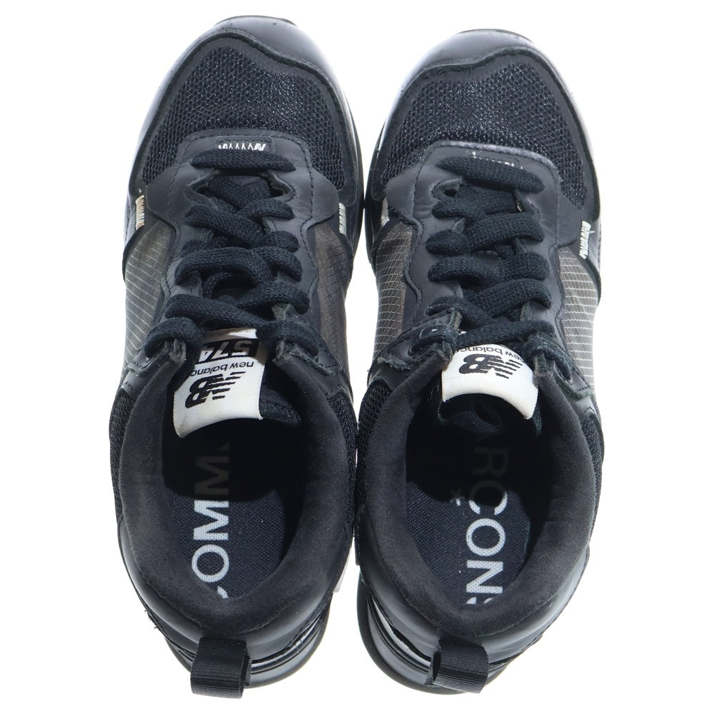 New Balance(ニューバランス) × COMME des GARCONS HOMME ML574IHM コムデギャルソン オム メッシュ ローカットスニーカー ブラック US7/25cm