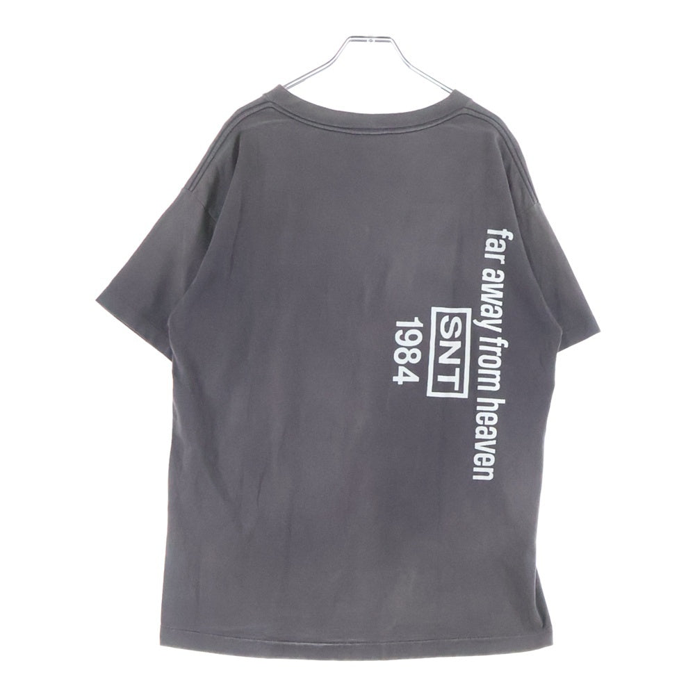 SAINT MICHAEL(セントマイケル) 22SS ANCHOR SS TEE アンカー クルーネック半袖Tシャツ カットソー ブラック SM-S22-0000-009