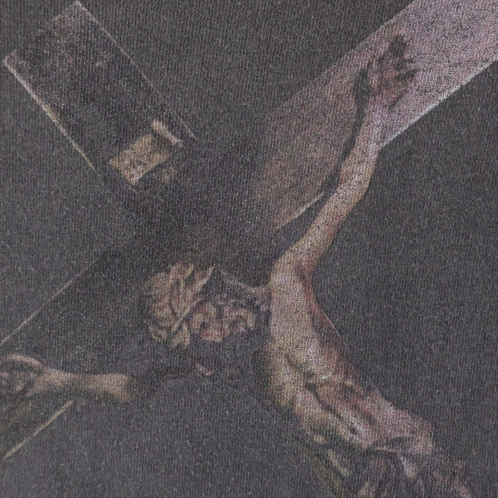 SAINT MICHAEL(セントマイケル) 22SS ANCHOR SS TEE アンカー クルーネック半袖Tシャツ カットソー ブラック SM-S22-0000-009