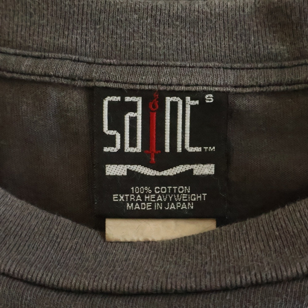 SAINT MICHAEL(セントマイケル) 22SS ANCHOR SS TEE アンカー クルーネック半袖Tシャツ カットソー ブラック SM-S22-0000-009