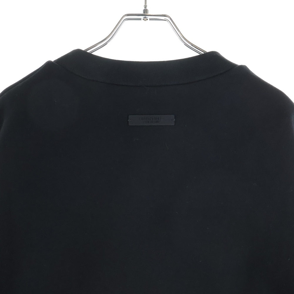 FEAR OF GOD ESSENTIALS(フィアオブゴッド エッセンシャルズ) STATE ロゴプリント クルーネック スウェットトレーナー ブラック