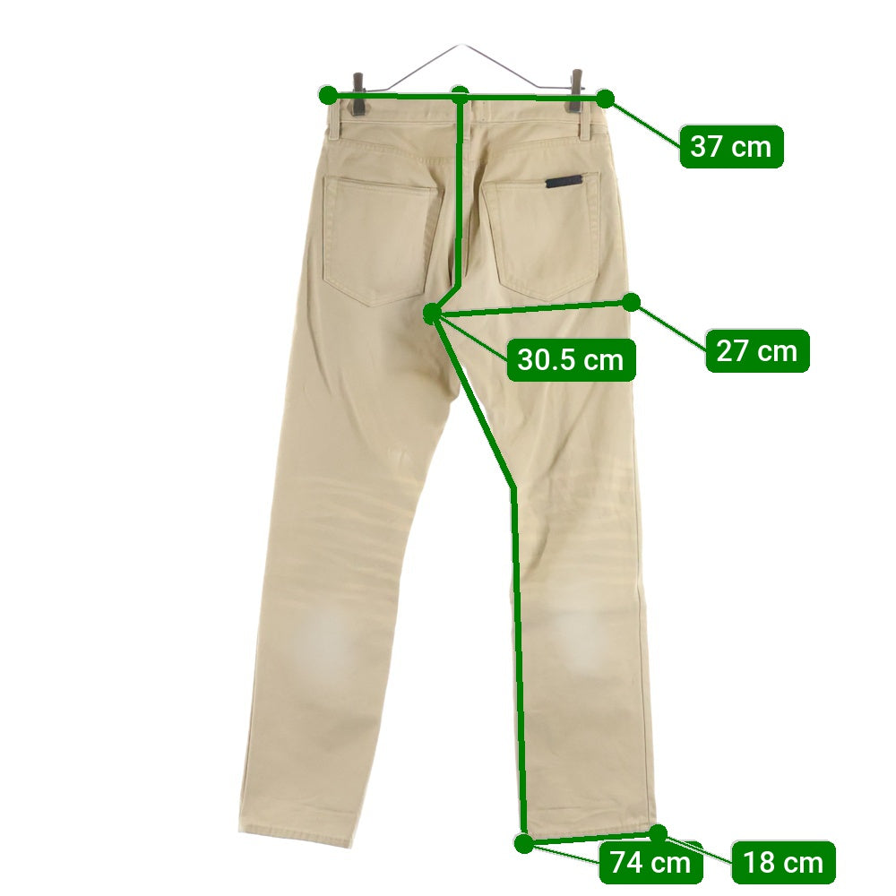 FEAR OF GOD(フィアオブゴッド) SEVEN COLLECTION セブンスコレクション ボタンフライ スキニーデニムパンツ ベージュ FG40-020