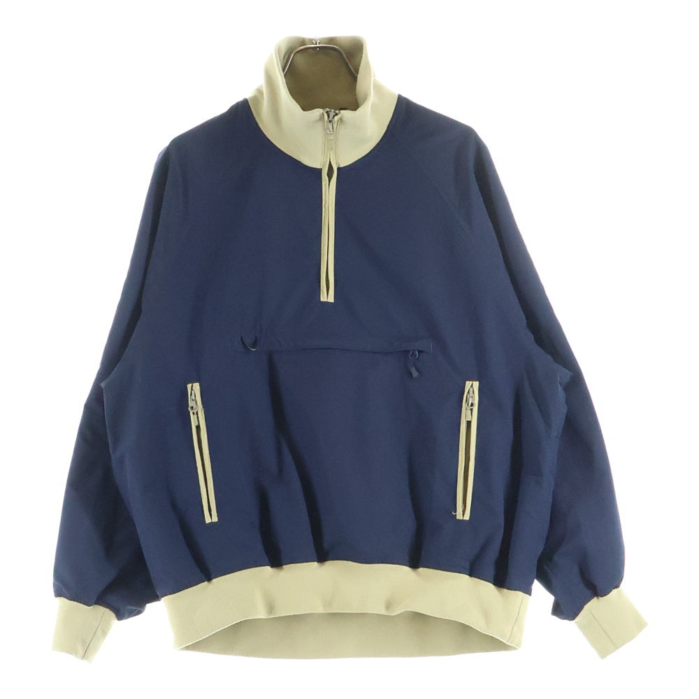 DAIWA PIER39(ダイワ ピアサーティナイン) 24SS TECH HALFZIP STAND JACKET テック ハーフジップ スタンドジャケット ベージュ/ブラック BJ-31024
