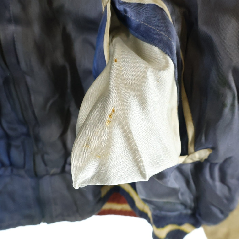 VINTAGE(ヴィンテージ) 50S KOREA Souvenir Jacket リバーシブル スーベニアジャケット スカジャン ブルー/レッド