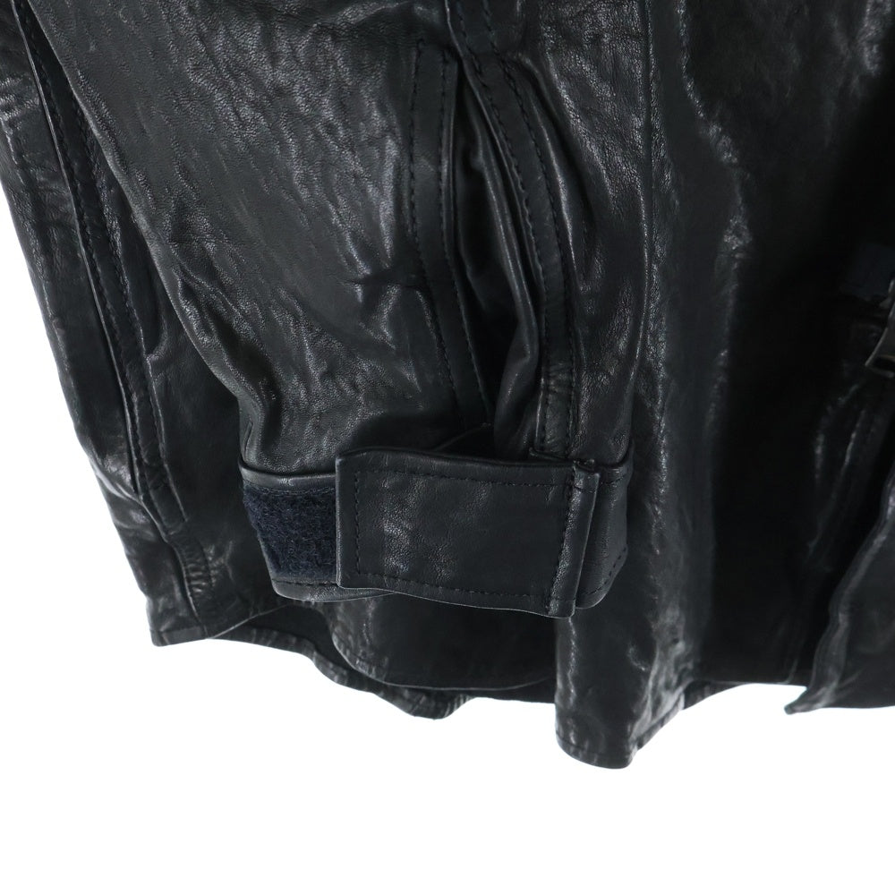 ISAMU KATAYAMA BACKLASH(イサムカタヤマバックラッシュ) JAPAN STEER WHITE+MIMOSA TANNED GARMENT-DYED SHIRT ジャパンステアレザー ミモザ レザー製品染シャツ レザージャケット 2039-04