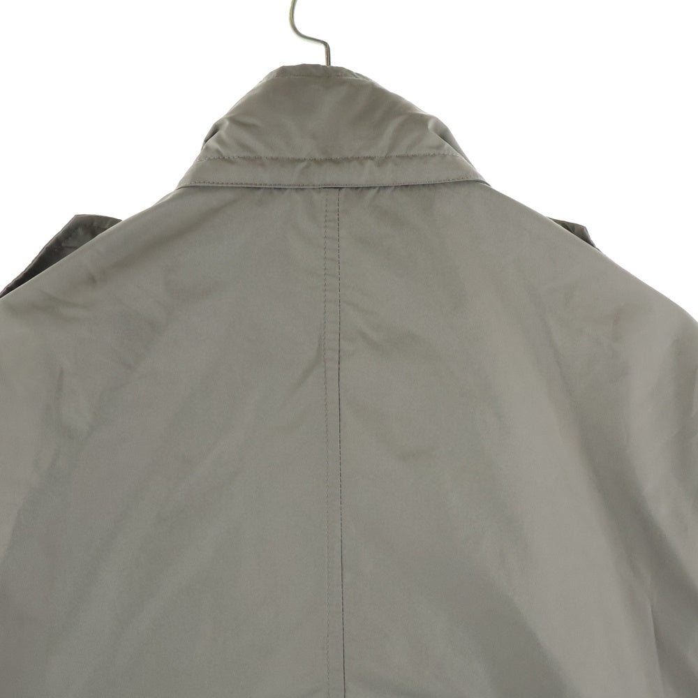 MOORER(ムーレー) PORTO-KM マルチポケット スタンドカラー トレンチコート ブラウン