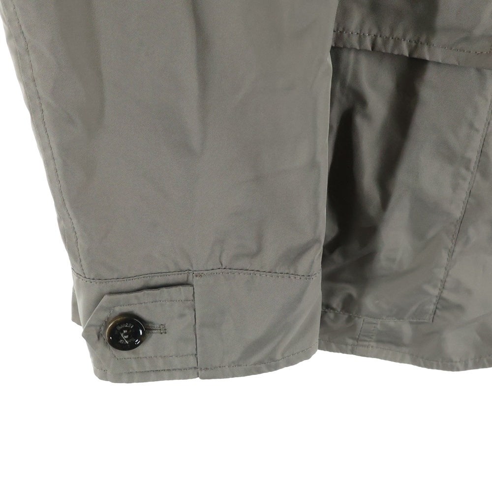 MOORER(ムーレー) PORTO-KM マルチポケット スタンドカラー トレンチコート ブラウン