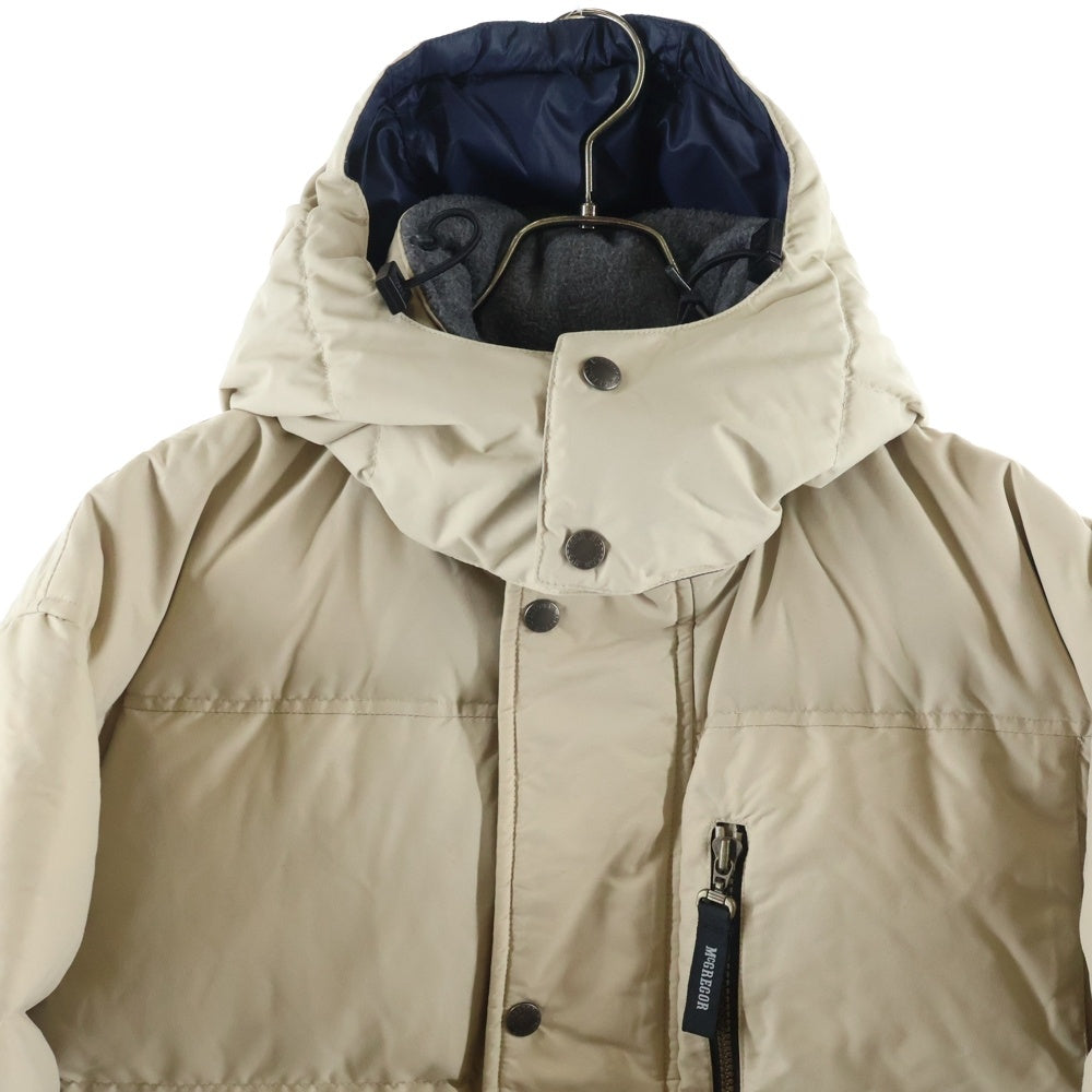 McGREGOR(マクレガー) アームロゴパッチ 中綿 フーデッドジャケット ベージュ MM13-7609