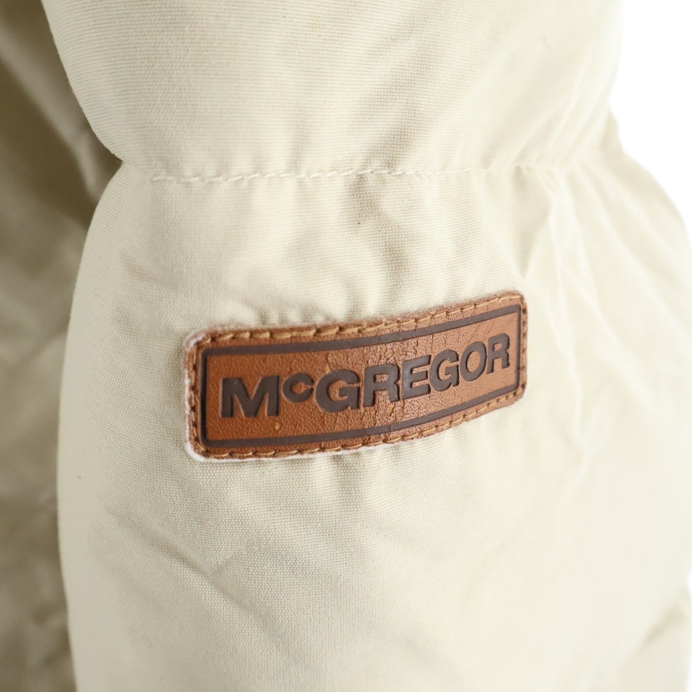 McGREGOR(マクレガー) アームロゴパッチ 中綿 フーデッドジャケット ベージュ MM13-7609
