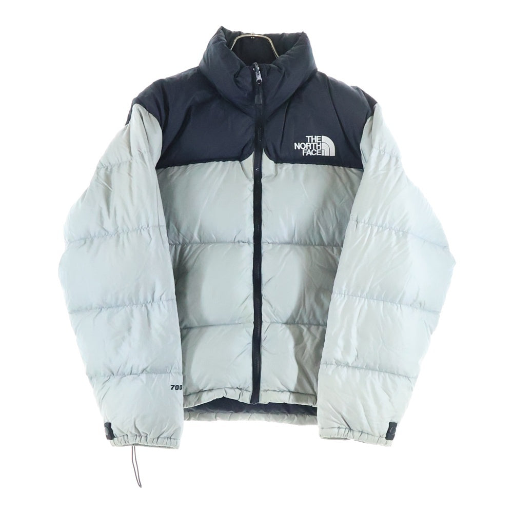 THE NORTH FACE(ザノースフェイス) NUPTSE ヌプシ ジップアップダウンジャケット グレー/ブラック