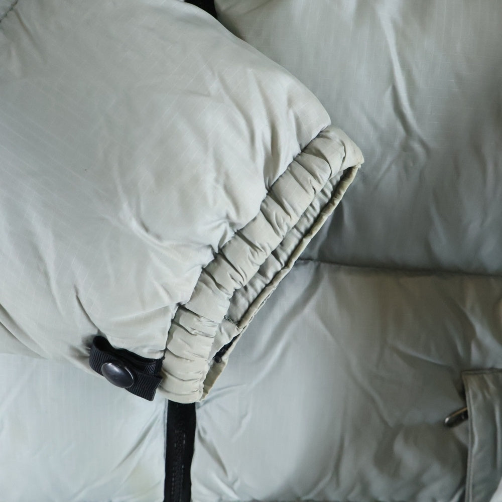 THE NORTH FACE(ザノースフェイス) NUPTSE ヌプシ ジップアップダウンジャケット グレー/ブラック