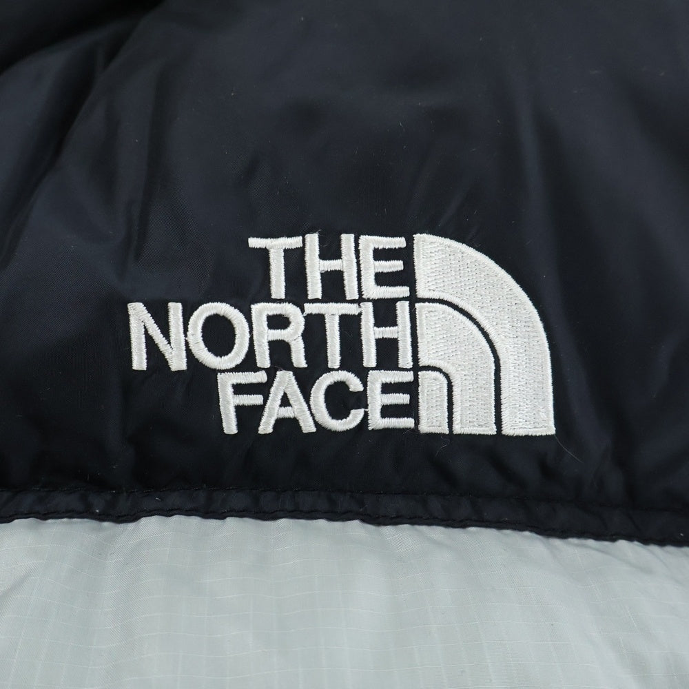 THE NORTH FACE(ザノースフェイス) NUPTSE ヌプシ ジップアップダウンジャケット グレー/ブラック