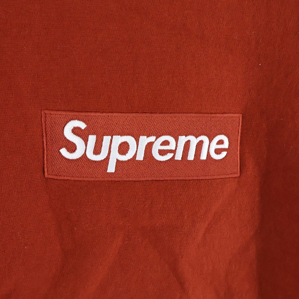 SUPREME(シュプリーム) 18AW Box Logo Crewneck ボックス ロゴ クルーネックスウェットトレーナー ブラウン