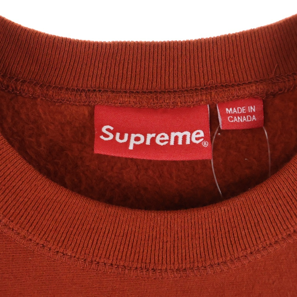 SUPREME(シュプリーム) 18AW Box Logo Crewneck ボックス ロゴ クルーネックスウェットトレーナー ブラウン