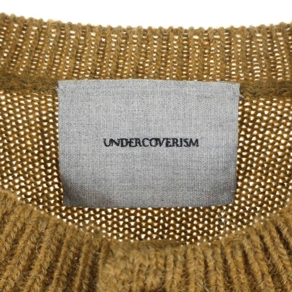 UNDERCOVERISM(アンダーカバイズム) 13AW マルチボタン アルパカ混カーディガン ブラウン L4908
