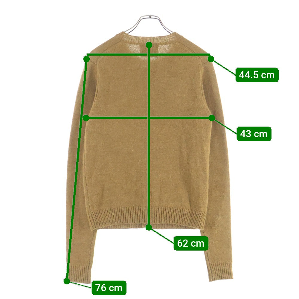 UNDERCOVERISM(アンダーカバイズム) 13AW マルチボタン アルパカ混カーディガン ブラウン L4908