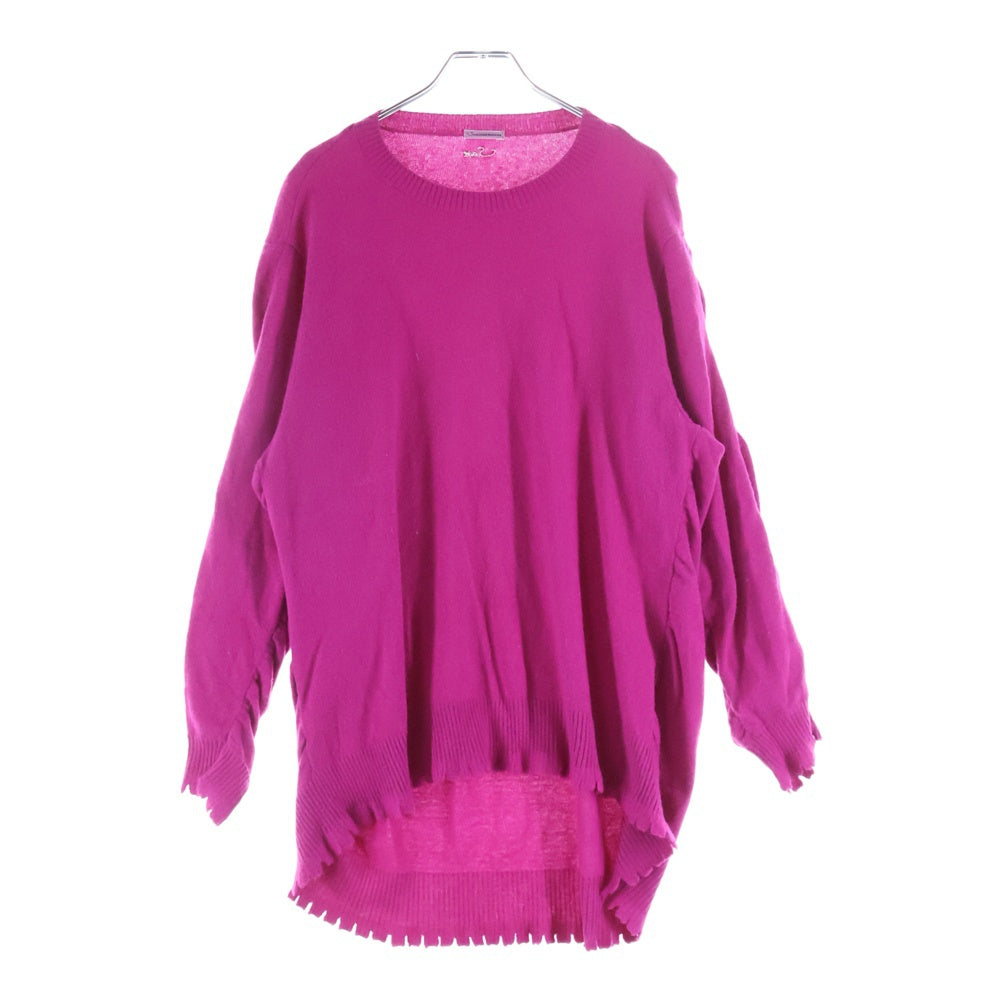 SueUNDERCOVER(スーアンダーカバー) カシミア混 アームギャザーデザイン ウールニット セーター ピンク レディース SUT1902