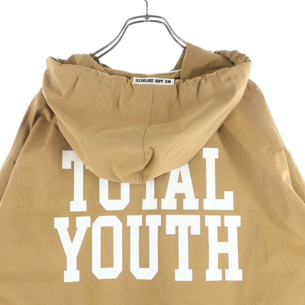UNDERCOVER(アンダーカバー) 18AW TOTAL YOUTH TIGER 両面プリント フーデッド ポリエステル ロングコート ブラウン UCV1312-1
