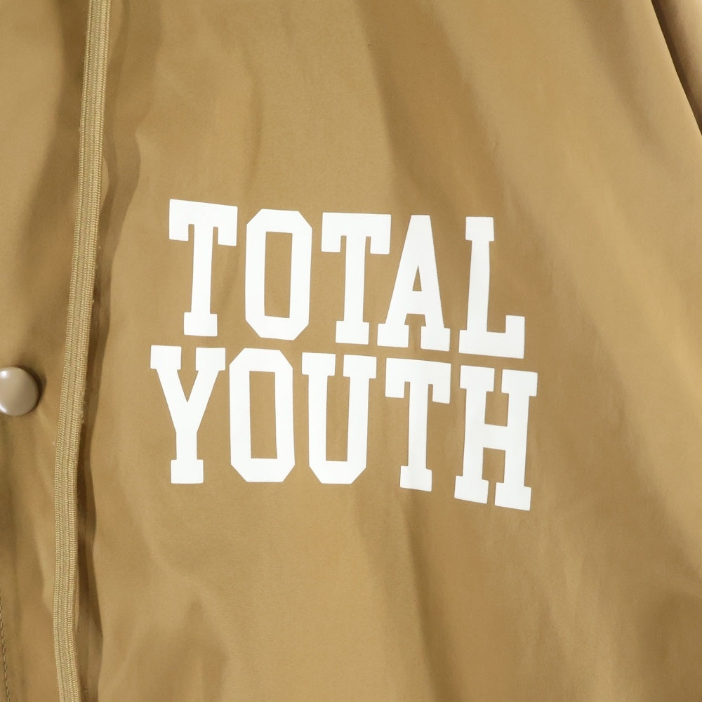 UNDERCOVER(アンダーカバー) 18AW TOTAL YOUTH TIGER 両面プリント フーデッド ポリエステル ロングコート ブラウン UCV1312-1