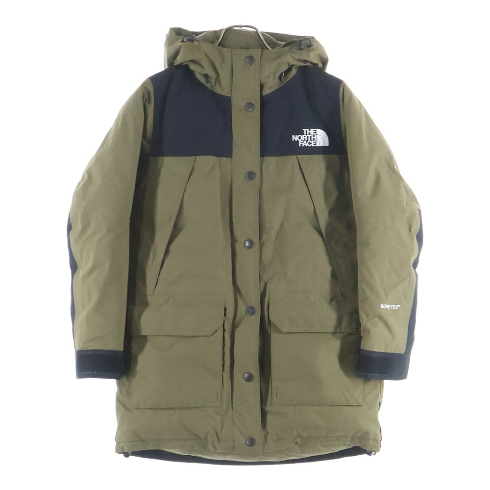 THE NORTH FACE(ザノースフェイス) MOUNTAIN DOUN JACKET マウンテンダウンジャケット ジップアップ ゴアテックス ダウンコート カーキ ND91835