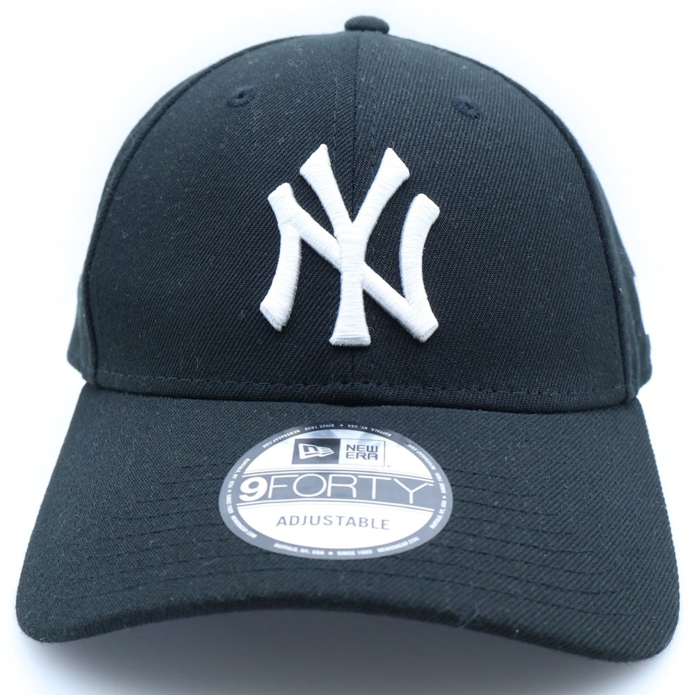 NEW ERA(ニューエラ) 9FORTY New York Yankees ニューヨーク ヤンキース 6パネル ベースボールキャップ 帽子 ブラック