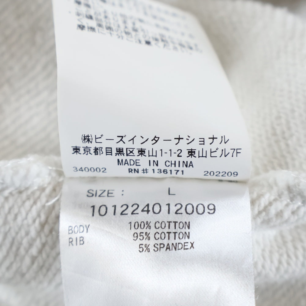 X-LARGE(エクストララージ) FLOWER PULLOVER HOODED SWEAT フラワープルオーバースウェットパーカー フーディ ホワイト 101224012009