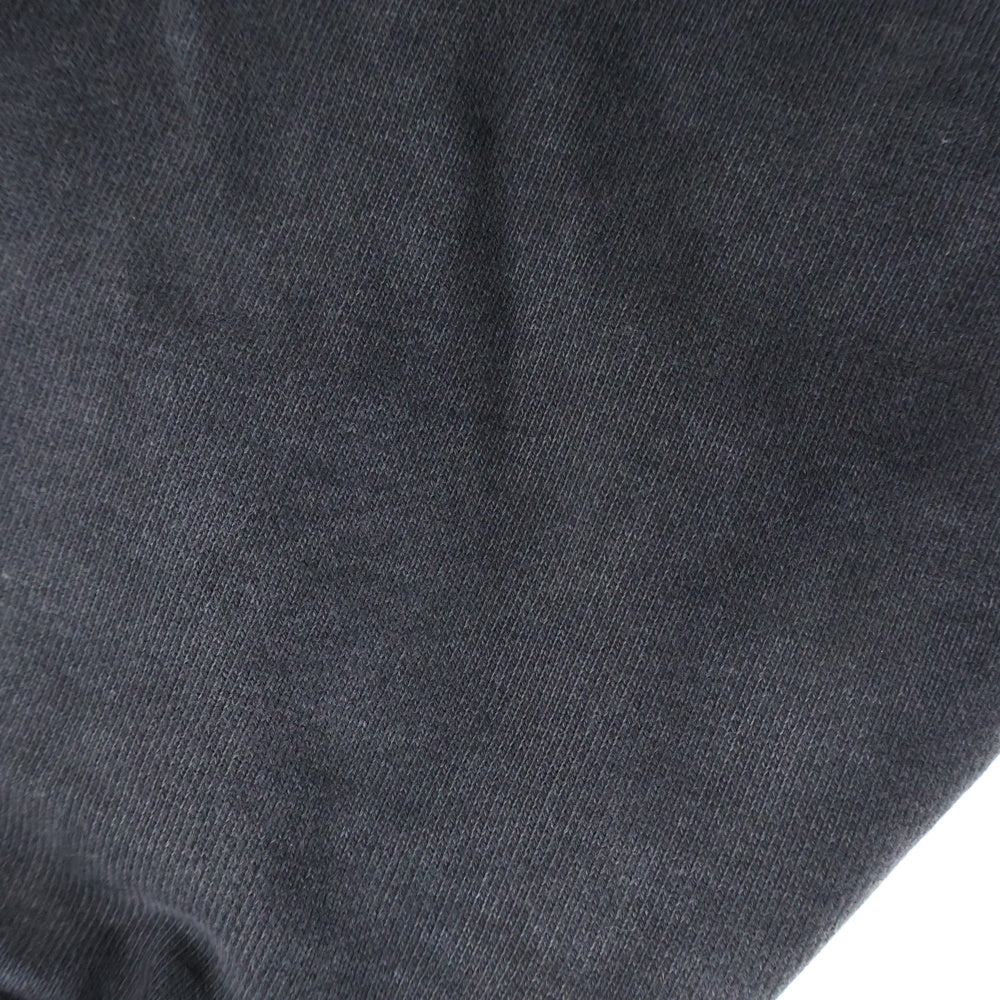 UNKNOWN LONDON(アンノーンロンドン) Retro Logo Hoodie レトロロゴプリント フーディ プルオーバースウェットパーカー ブラック