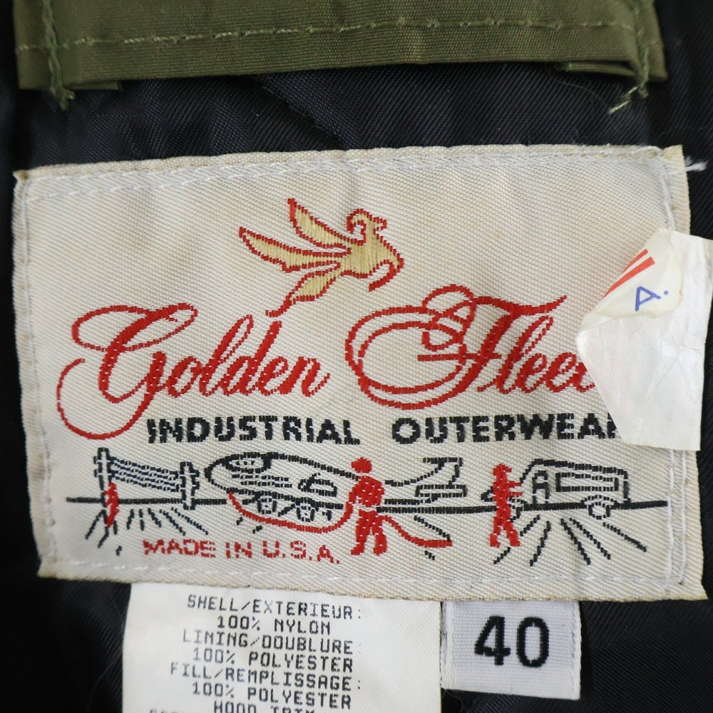 NO BRAND(ノーブランド) GOLDEN FLEECE ゴールデン フリース N-3B ファー付き ミリタリージャケット カーキ 1N3BSP