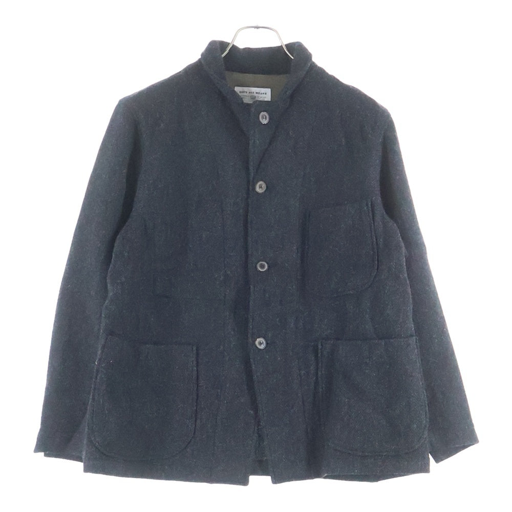 NO BRAND(ノーブランド) ENDS and MEANS エンズ アンド ミーンズ Hunting Wool Jacket ハンティング ウールジャケット グレー