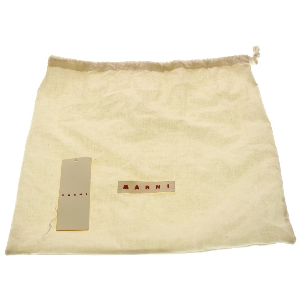 MARNI(マルニ) Trunk Bag トランク ソフトレザー ショルダーバッグ SBMP0103U0 オレンジ レディース